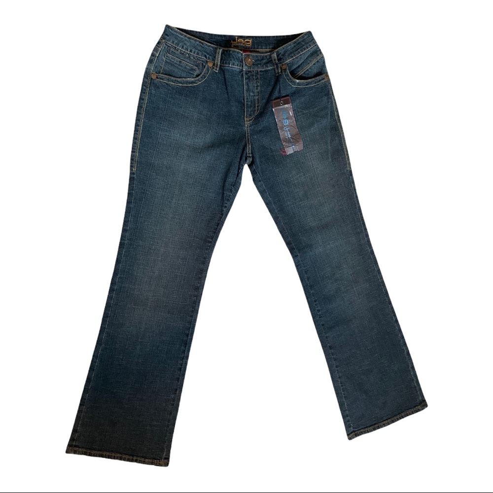 NWT Jag Jeans Stretch Straight Leg Denim Classic Blue Jeans